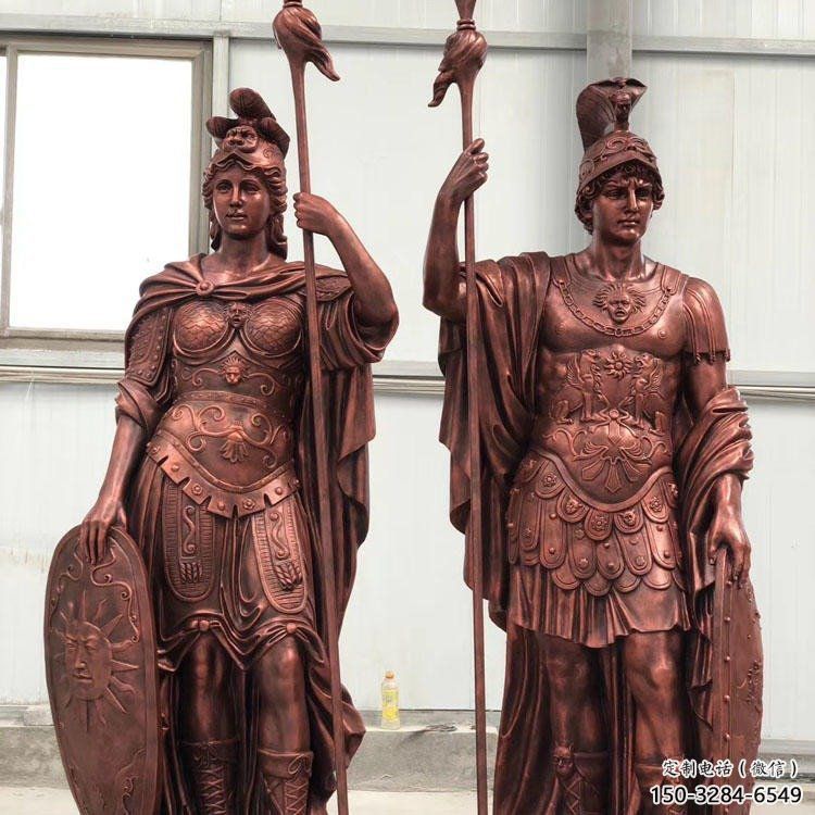 園林武士雕塑 風(fēng)景區(qū)仿真雕塑 廣場小品