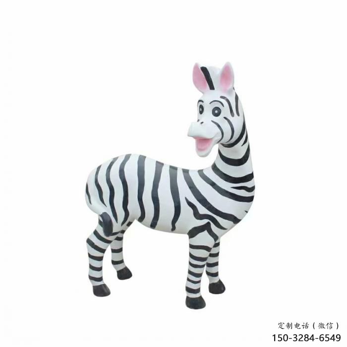 斑馬雕塑加工，仿真彩繪工藝，公園廣場(chǎng)街頭擺件