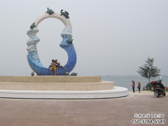 大型不銹鋼海星雕塑 商業街廣場雕塑 古銅色擺件