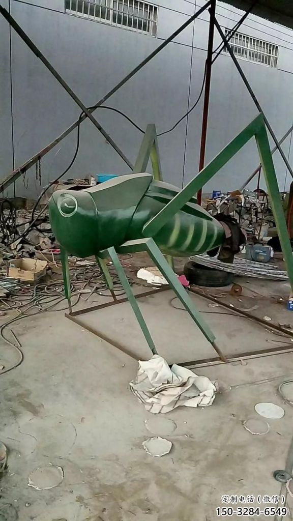 廣場蟈蟈雕塑 公園仿真雕塑 抽象擺件