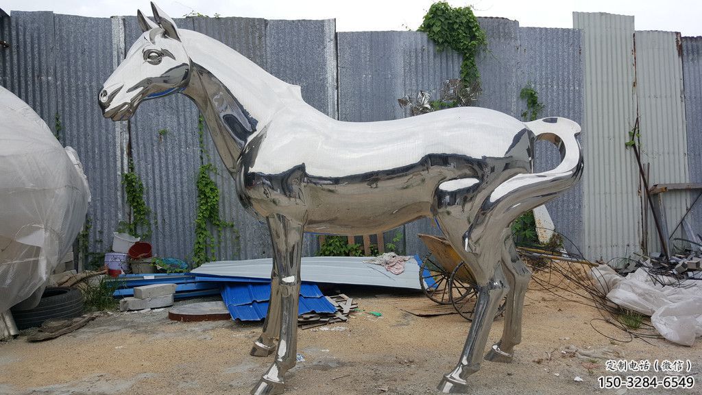酒店戰馬雕塑，迪士尼主題，拋光工藝