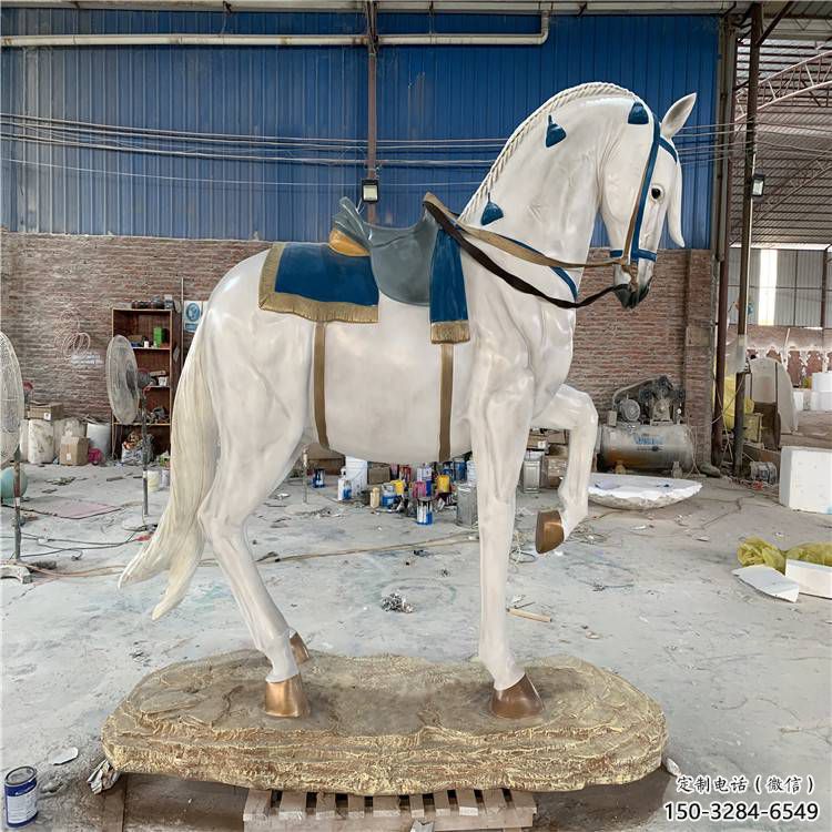 小區戰馬雕塑，抽象系列，仿真工藝