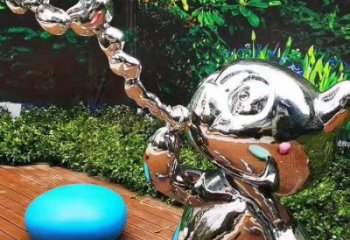 庭院貓咪雕塑，鍍金歐式雕塑，網(wǎng)格形式