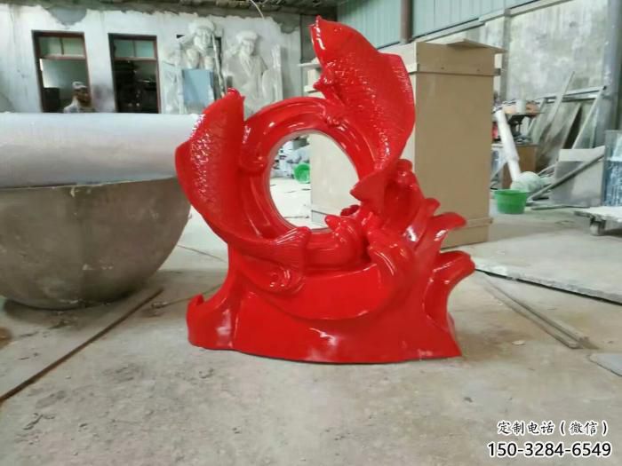 風(fēng)景區(qū)鯉魚雕塑 售樓處廣場雕塑 仿古擺件