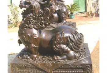 房地產(chǎn)貔貅雕塑，仿古動(dòng)漫雕塑，噴砂制造