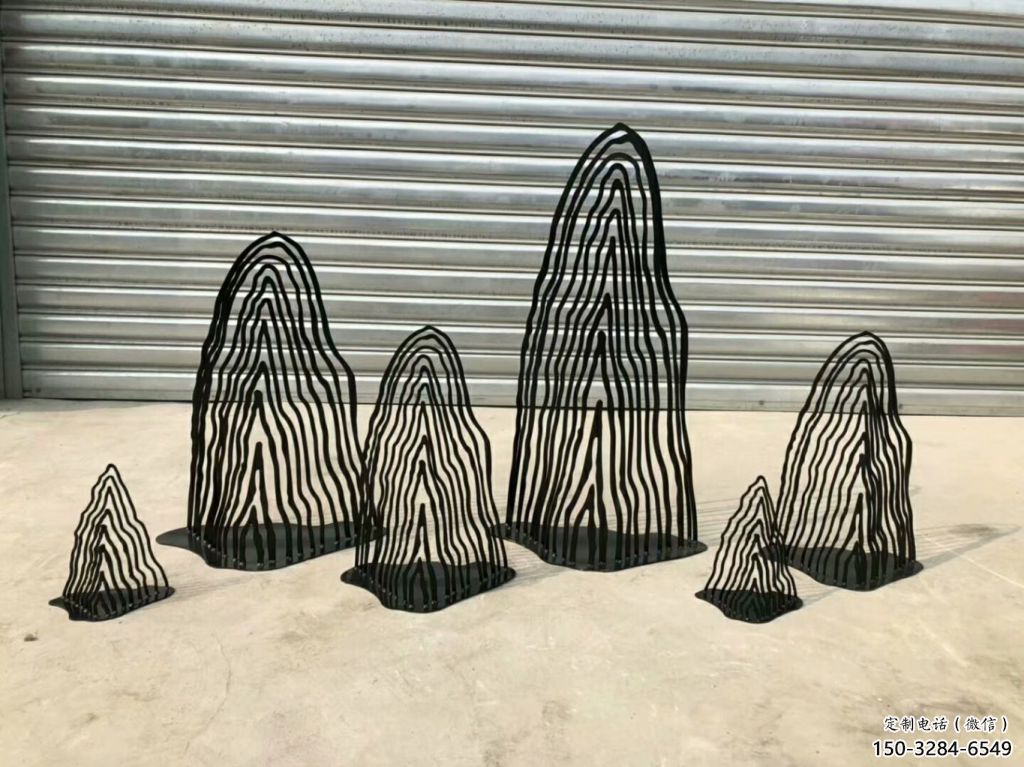 酒店假山雕塑，鍍金歐式雕塑，仿古擺件