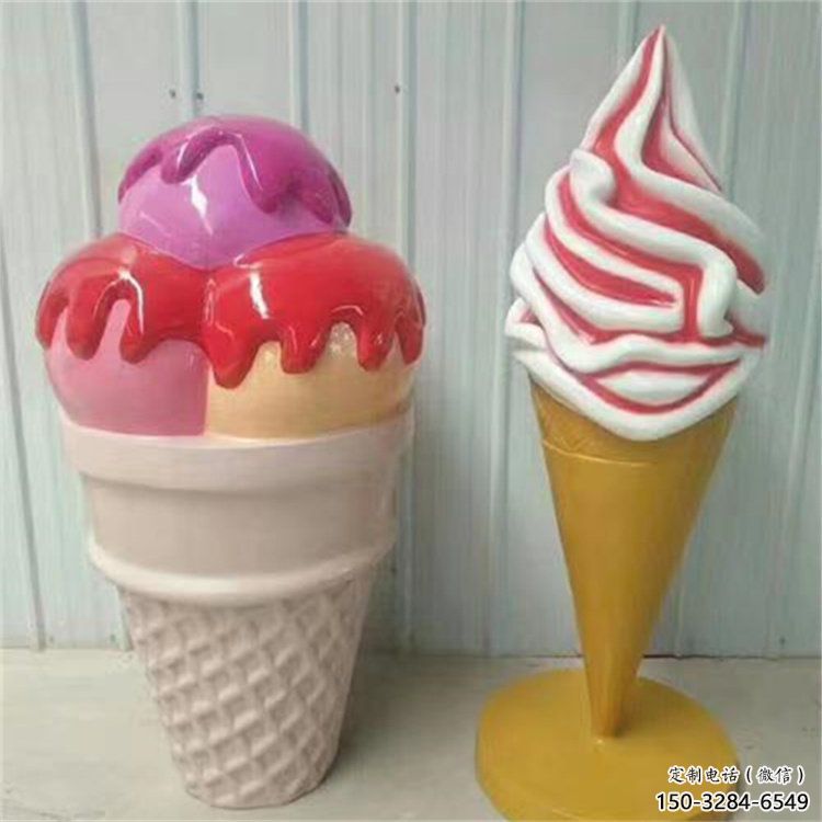 酒店冰淇淋雕塑，鍍金歐式雕塑，仿古擺件