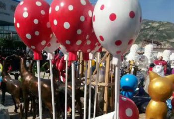 景觀館氣球雕塑，鍍銅景觀雕塑，鍍銅工藝