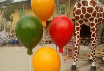 氣球雕塑，鏤空景觀雕塑，抽象效果