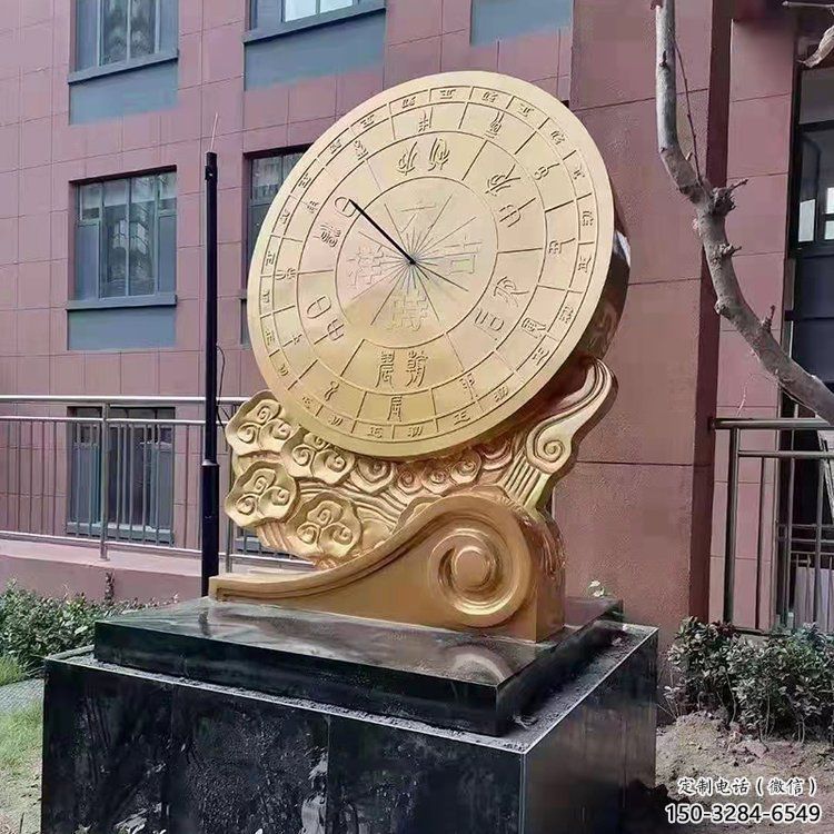 小區渾天儀雕塑，拉絲景觀雕塑，抽象效果