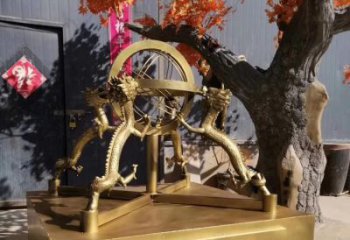 廣場渾天儀雕塑，抽象水景雕塑，抽象效果