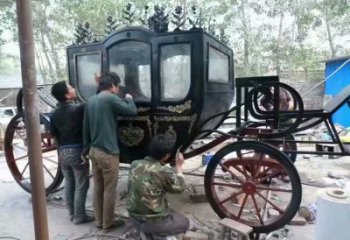 抽象馬車(chē)雕塑 店門(mén)口彩繪雕塑 步行街?jǐn)[件