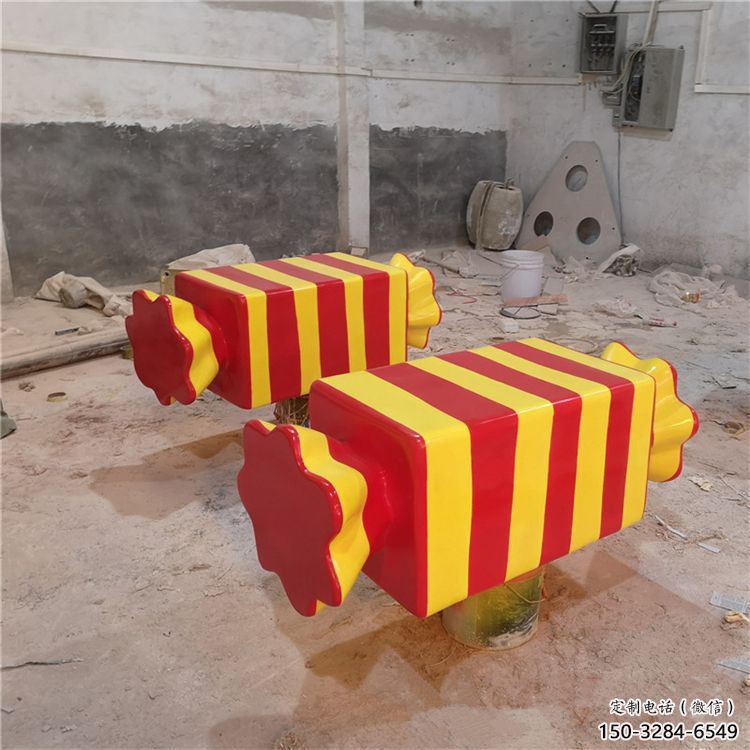 大型棒棒糖雕塑廠家 鍛造發(fā)光小品 房地產(chǎn)雕塑