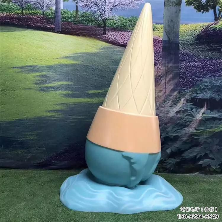 大型冰激凌雕塑 公園冰激凌雕塑 標(biāo)識主題擺