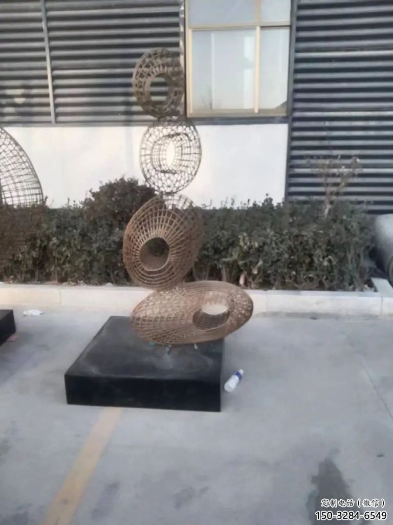 水景飄帶雕塑 彩繪剪紙小品 現(xiàn)代雕塑