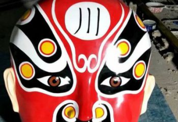 抽象臉譜雕塑 啞光景觀小品 室內(nèi)雕塑