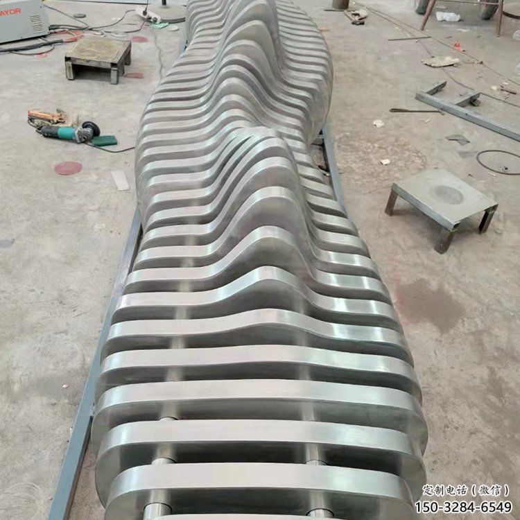 房地產(chǎn)凳子雕塑 現(xiàn)代景觀擺件 幾何雕塑