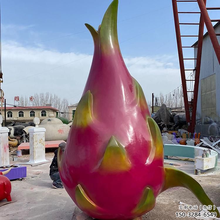 商場火龍果雕塑 仿真雕塑 店門口小品