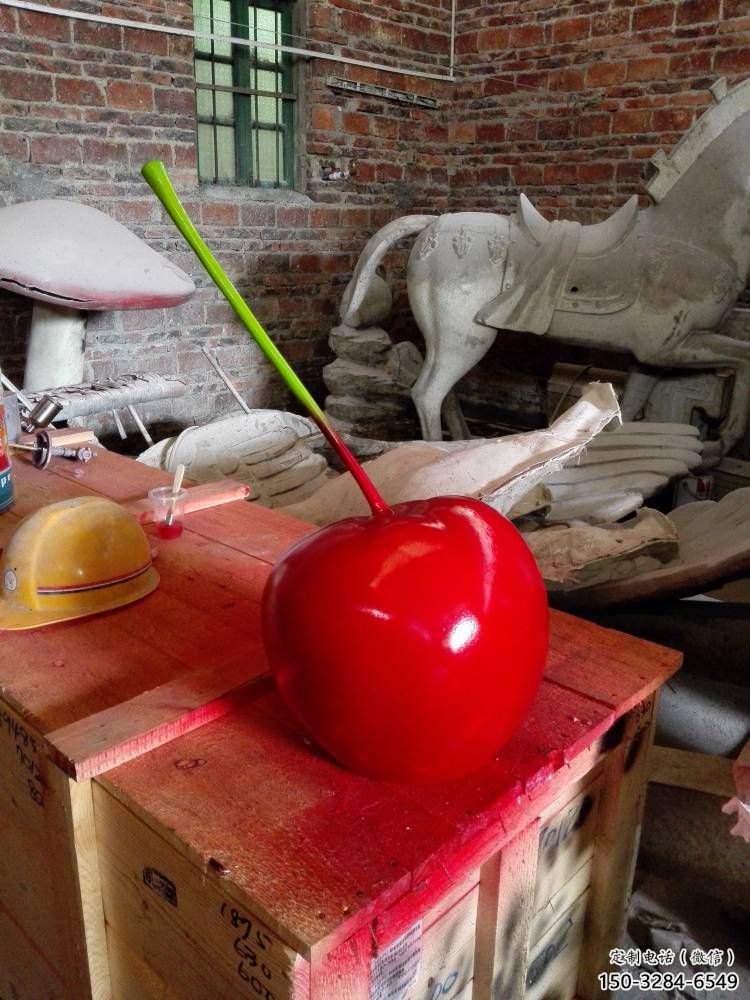 現(xiàn)代櫻桃雕塑 大型別墅區(qū)擺件 博物館雕塑