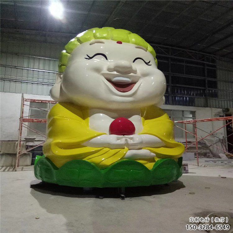 抽象香蕉雕塑 店門口彩繪雕塑 步行街擺件