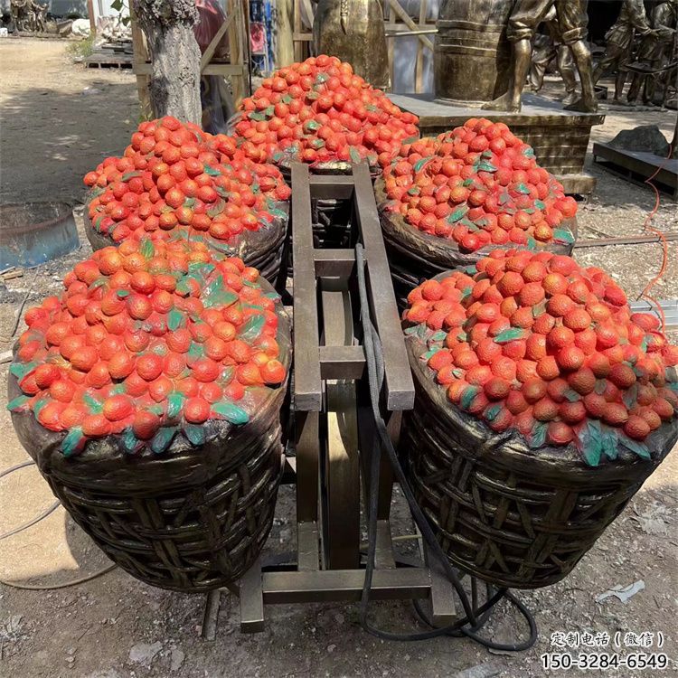 房地產荔枝雕塑 現代景觀擺件 幾何雕塑