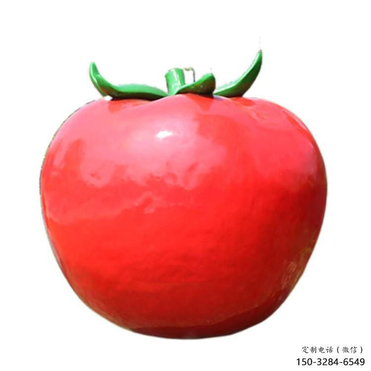 城市番茄雕塑 風景區彩繪雕塑 抽象擺件