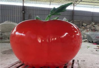 創(chuàng)意番茄雕塑 步行街店門口雕塑 蔬菜小品