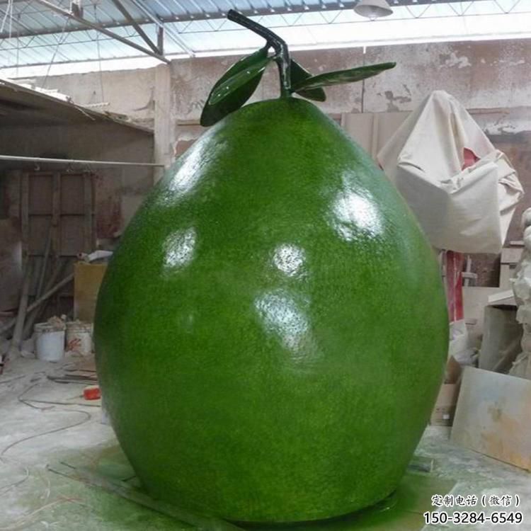 園林柚子雕塑 大型果蔬雕塑 中式水果雕塑