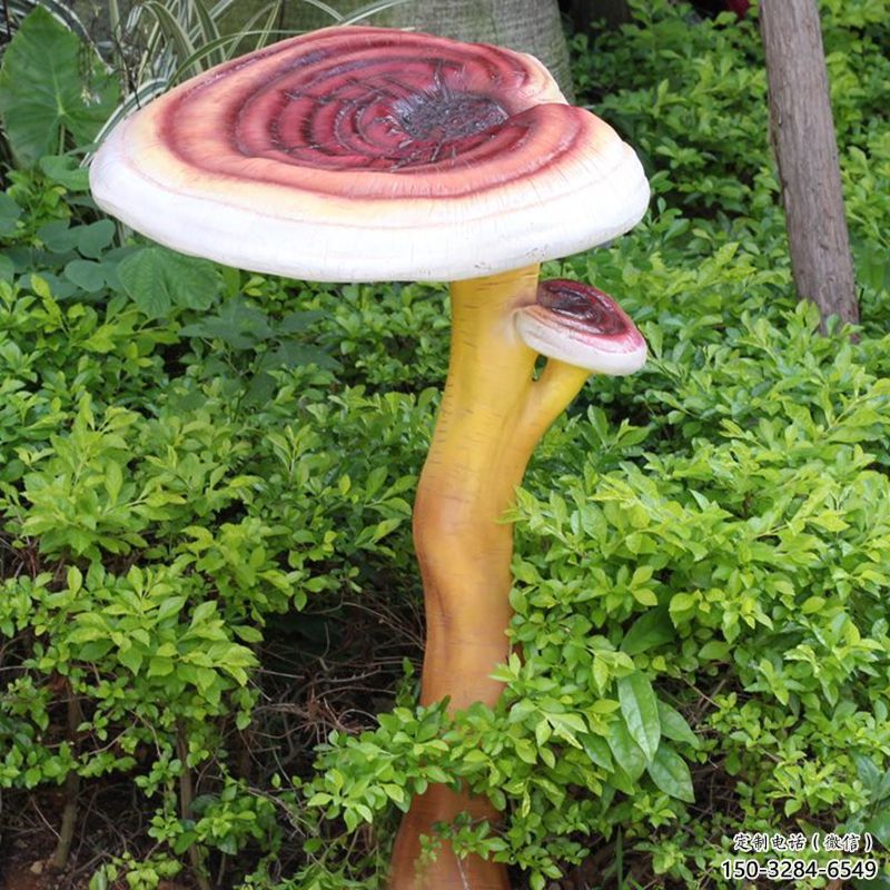 房地產靈芝雕塑 現代景觀植物雕塑 幾何果蔬雕塑