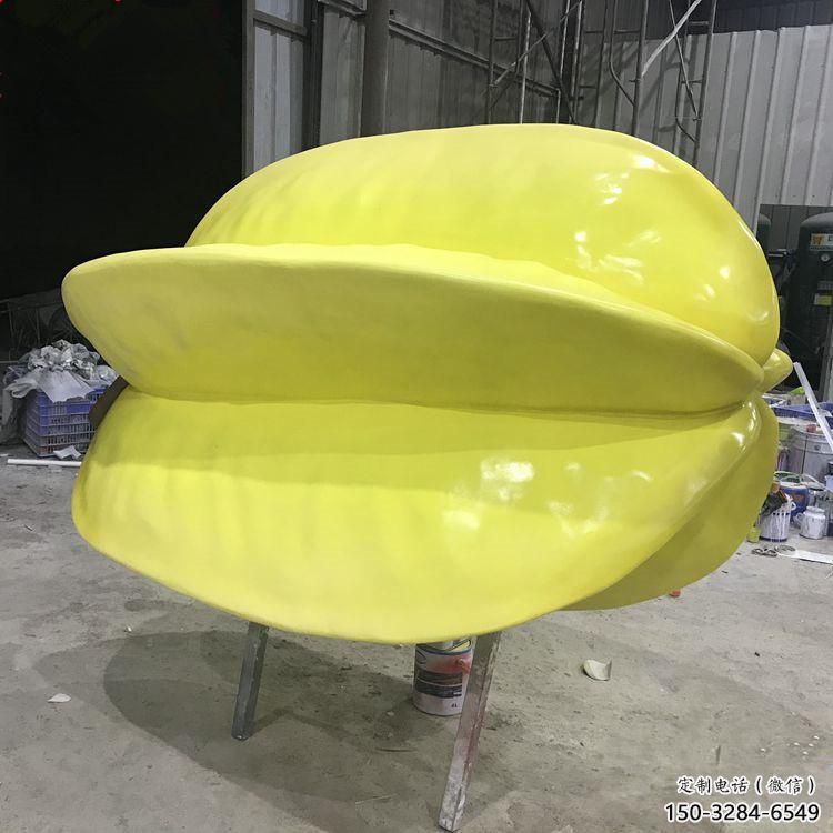 水景楊桃雕塑 彩繪仿真果蔬雕塑 現(xiàn)代水果雕塑