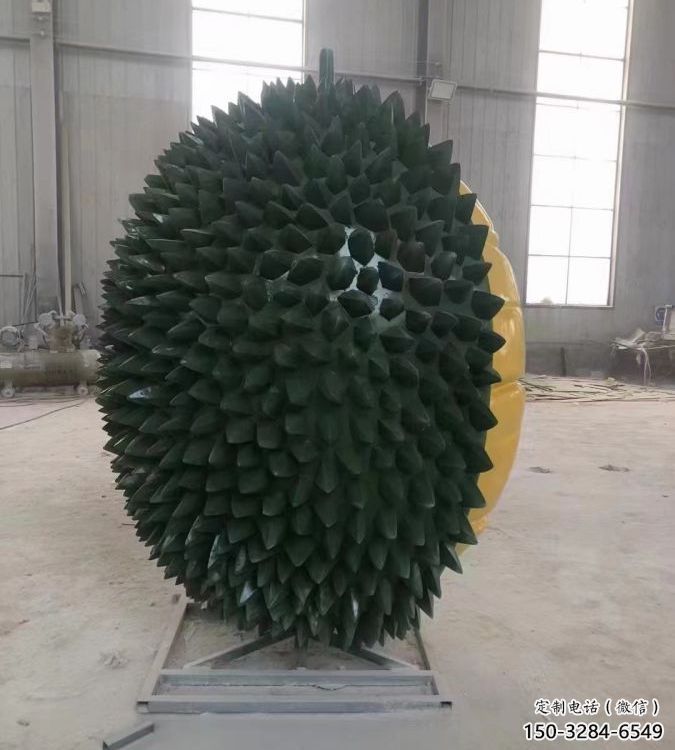 房地產(chǎn)榴蓮雕塑 剪影果蔬雕塑 鍛造水果雕塑