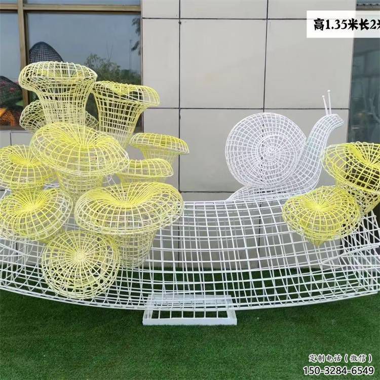 仿真蘑菇雕塑 店門(mén)口園林雕塑 果蔬小品