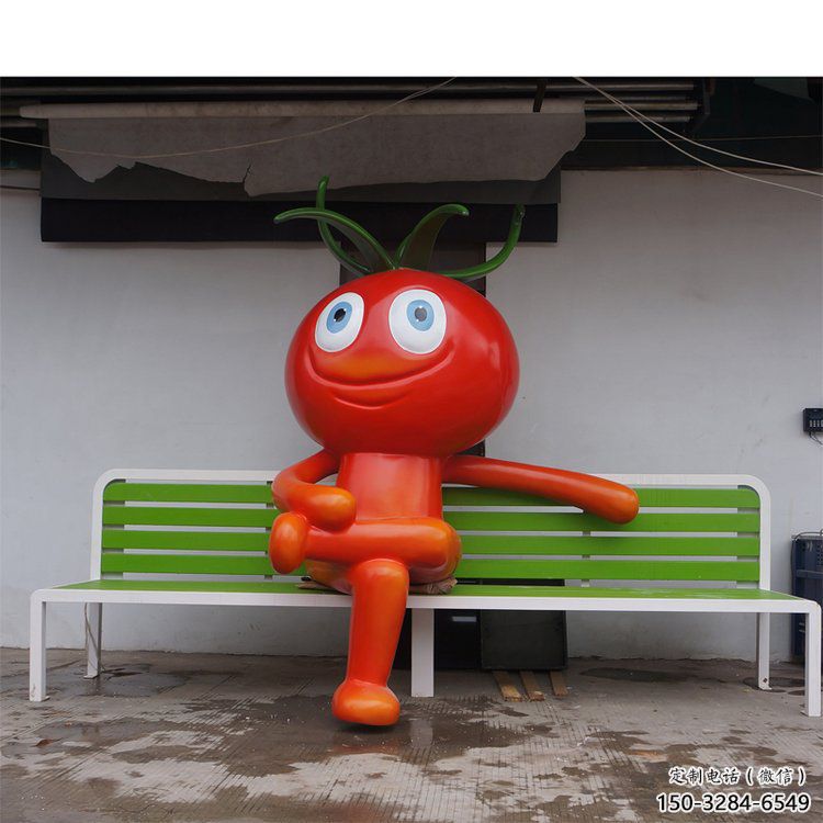 仿真西紅柿雕塑 酒店公園雕塑 風景區(qū)擺件