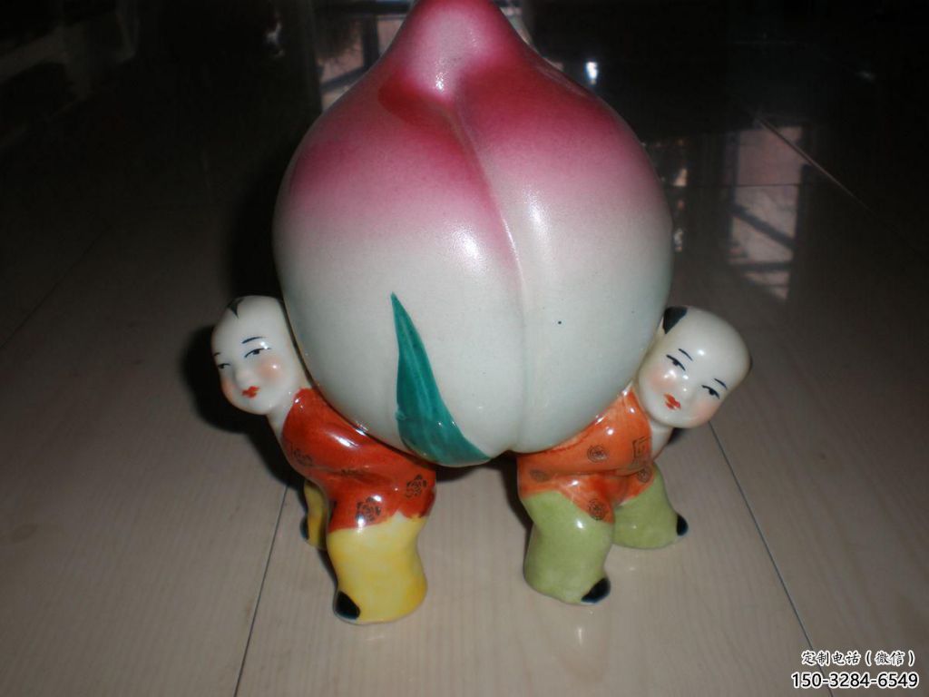 店門口桃子雕塑 創意景觀雕塑 仿真擺件