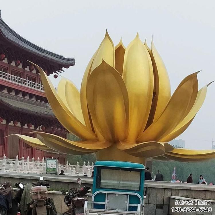 酒店紫荊花雕塑 景觀美陳花卉雕塑 現代花朵雕塑