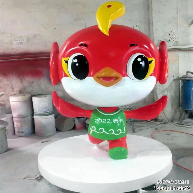 鋼管唐老鴨雕塑 異形卡通雕塑蔬 農(nóng)村動(dòng)漫雕塑