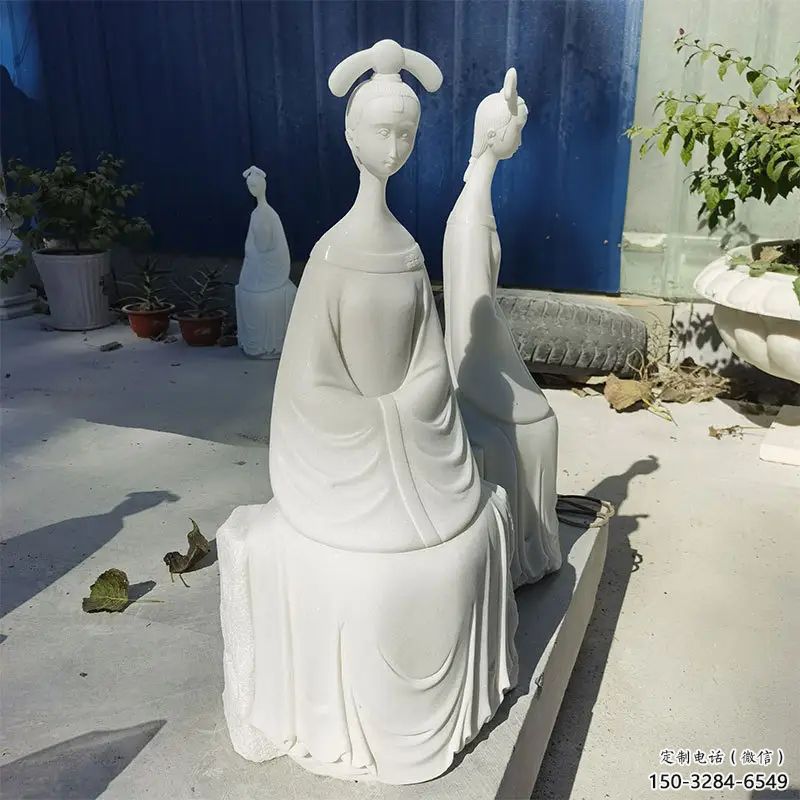 園林仕女雕塑 風景區古代雕塑 廣場小品