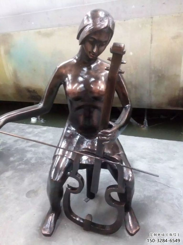 景觀女人雕塑 彩繪女性雕塑 校園歐式雕塑