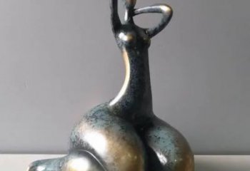 大型女人雕塑 鍛造青銅女性雕塑 房地產歐式雕塑