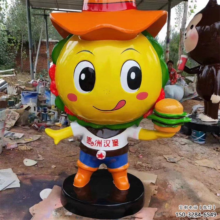 售樓處公仔雕塑 商業街雕塑 卡通擺件