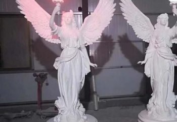 酒店和平女神雕塑 景觀美陳人物雕塑 現(xiàn)代歐式雕塑