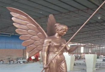 農(nóng)村和平女神雕塑 抽象藝術(shù)歐式雕塑 烤漆人物雕塑