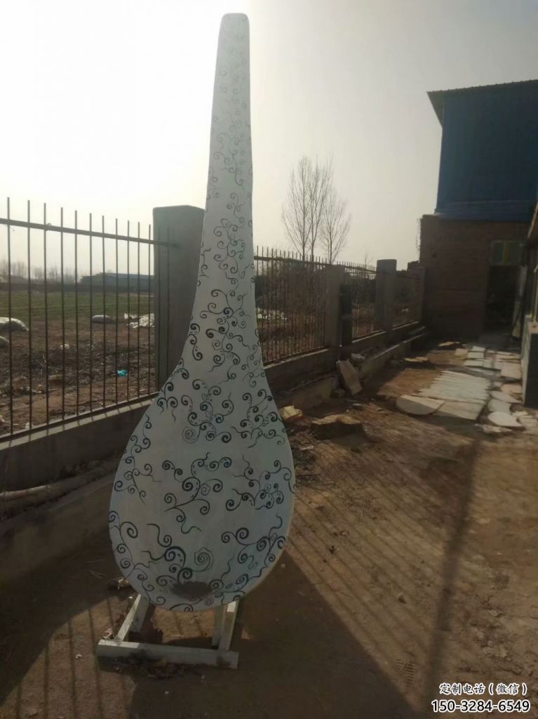 步行街湯匙雕塑 游樂場勺子雕塑 鑄造雕塑