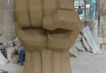 拳頭雕塑 歐式步行街握拳雕塑 大型手勢(shì)雕塑