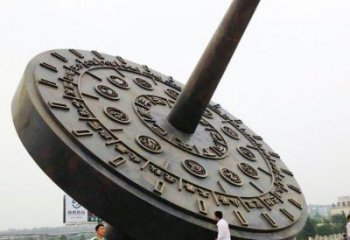 日晷雕塑廠家 景觀計時雕塑 噴漆雕塑