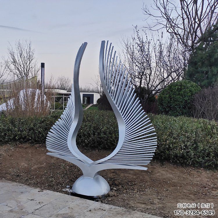 廣場(chǎng)風(fēng)箏雕塑 抽象雕塑 烤漆景觀雕塑