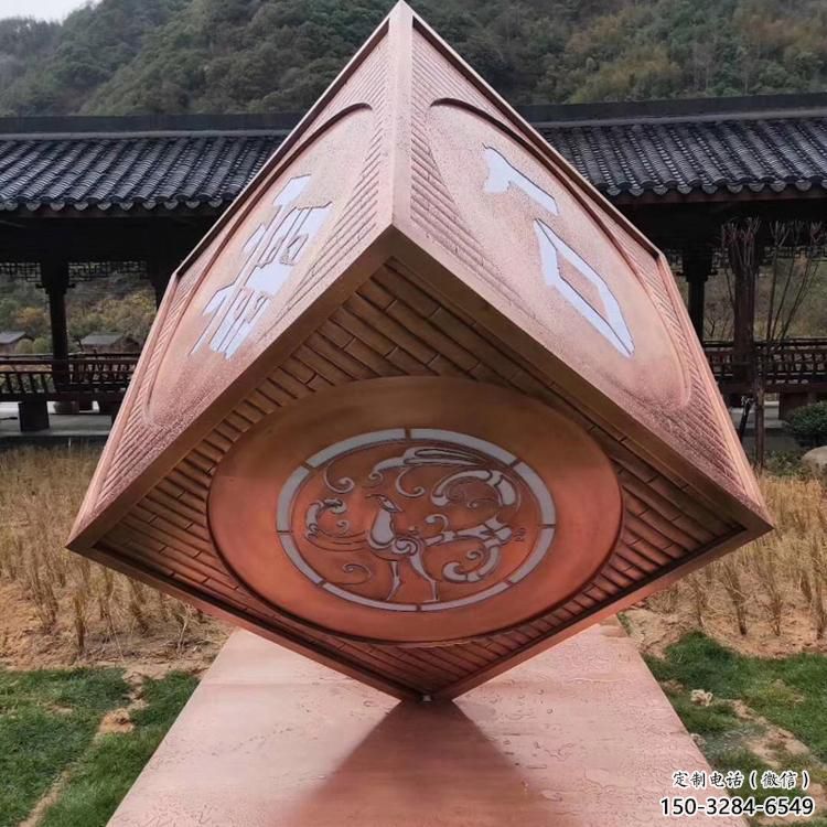 烤漆天平雕塑 鋼管天平秤雕塑 室內(nèi)公平雕塑