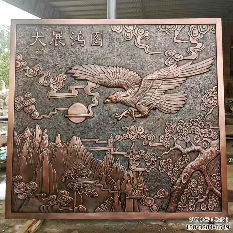 公園老鷹浮雕服務商，景觀雕塑，動物浮雕選定