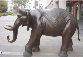 銅大象雕塑優(yōu)選，陸地擺件，銅大象雕塑生產(chǎn)