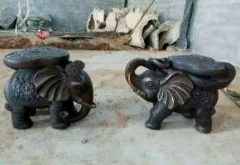 藝術大象雕塑優(yōu)選，城市裝飾，銅大象雕塑訂做